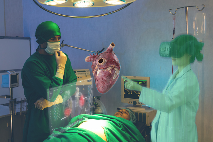 illustration of the use of digital twins in surgical procedures the use of digital twins in practising surgical procedures