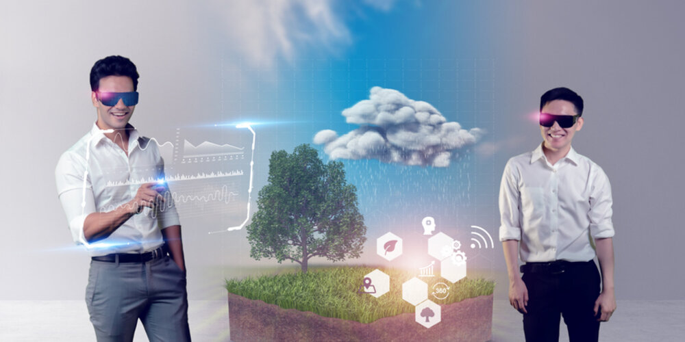 Composite image illustrating nature-based economies