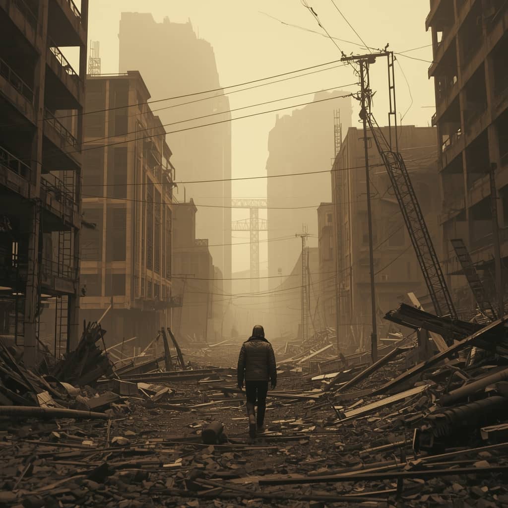 Illustrating 'Leading Through the Age of Rupture' Imagine waking up to find your city’s digital life has vanished.